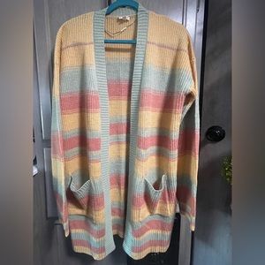 Hem and Thred 2 pocket Cardigan size L